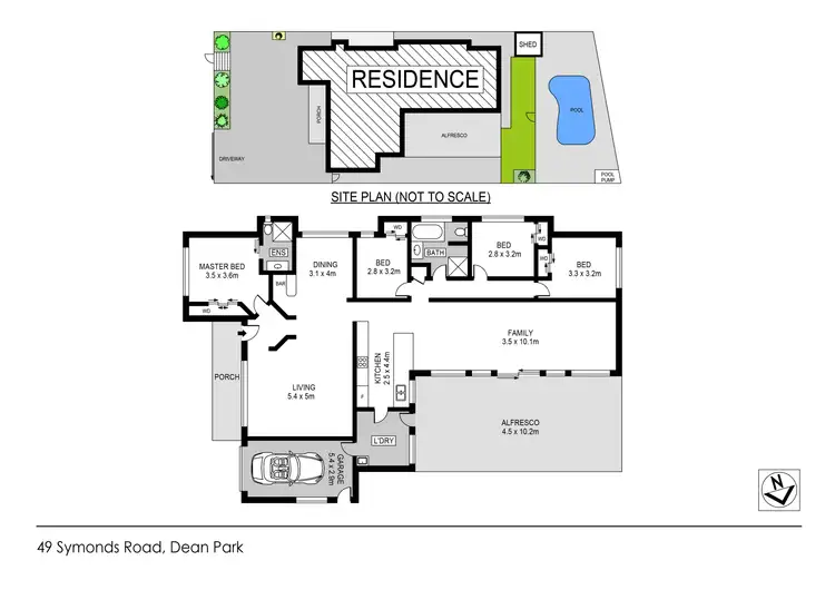 Floorplan of Homely house listing, 49 Symonds Road, Dean Park NSW 2761