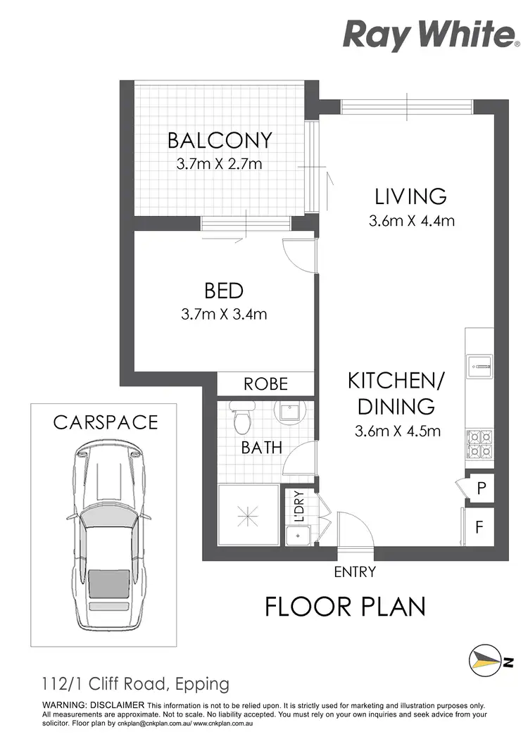 Floorplan of Homely apartment listing, 112/1 Cliff Road, Epping NSW 2121