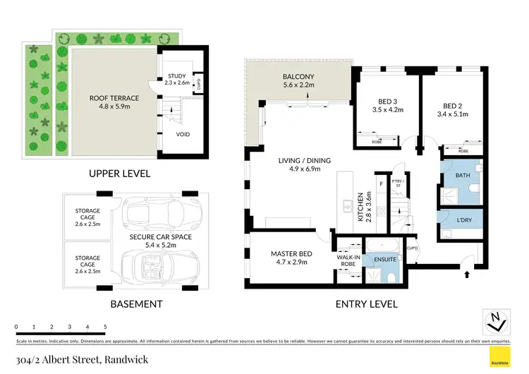 Floorplan of Homely apartment listing, 304/2 Albert Street, Randwick NSW 2031