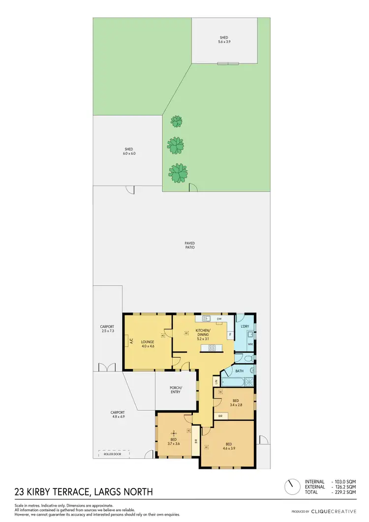 Floorplan of Homely house listing, 23 Kirby Terrace, Largs North SA 5016