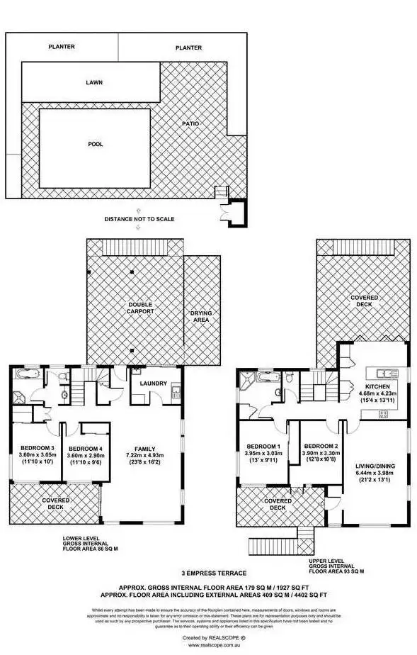 Floorplan of Homely house listing, 3 Empress Terrace, Bardon QLD 4065