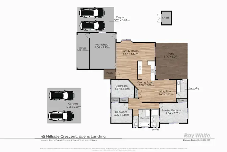 Floorplan of Homely house listing, 45 Hillside Crescent, Edens Landing QLD 4207