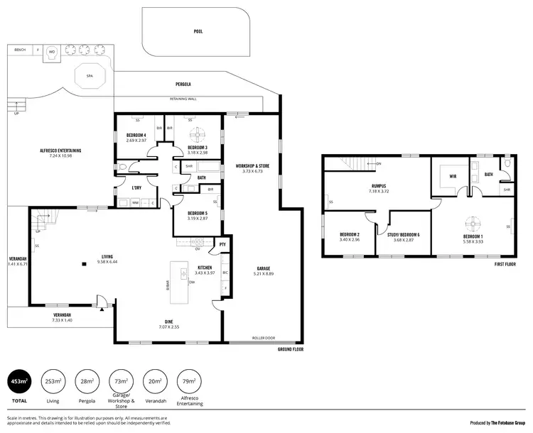 Floorplan of Homely house listing, 35 Hui Hui Drive, Happy Valley SA 5159