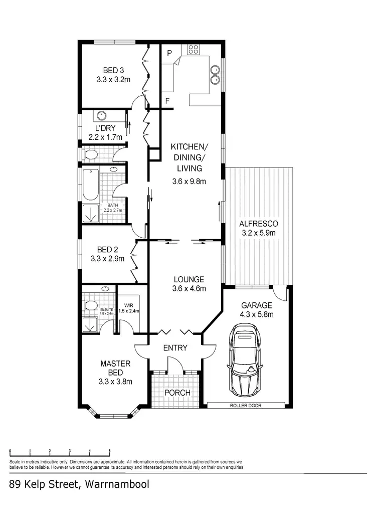 Floorplan of Homely house listing, 89 Kelp Street, Warrnambool VIC 3280