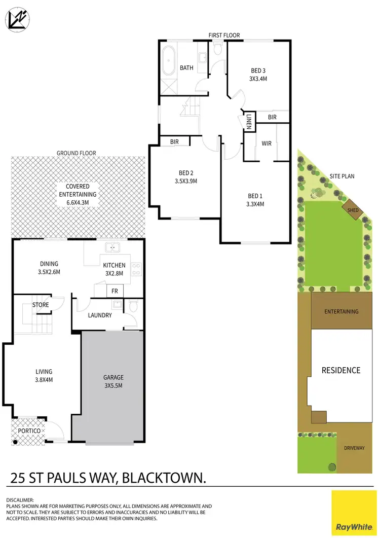 Floorplan of Homely townhouse listing, 25 St Pauls Way, Blacktown NSW 2148