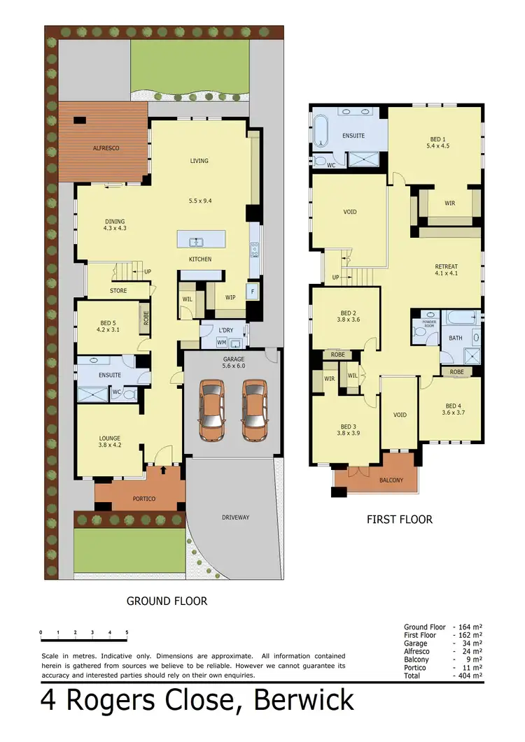 Floorplan of Homely house listing, 4 Rogers Close, Berwick VIC 3806