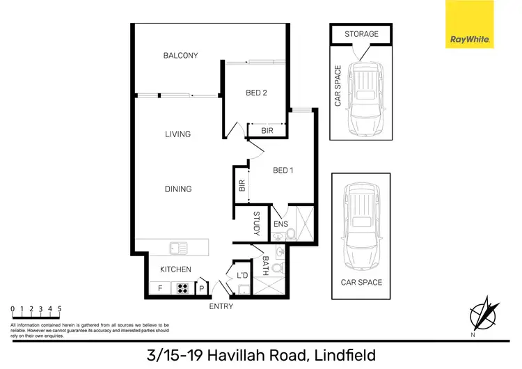 Floorplan of Homely unit listing, 3/15-19 Havilah Road, Lindfield NSW 2070
