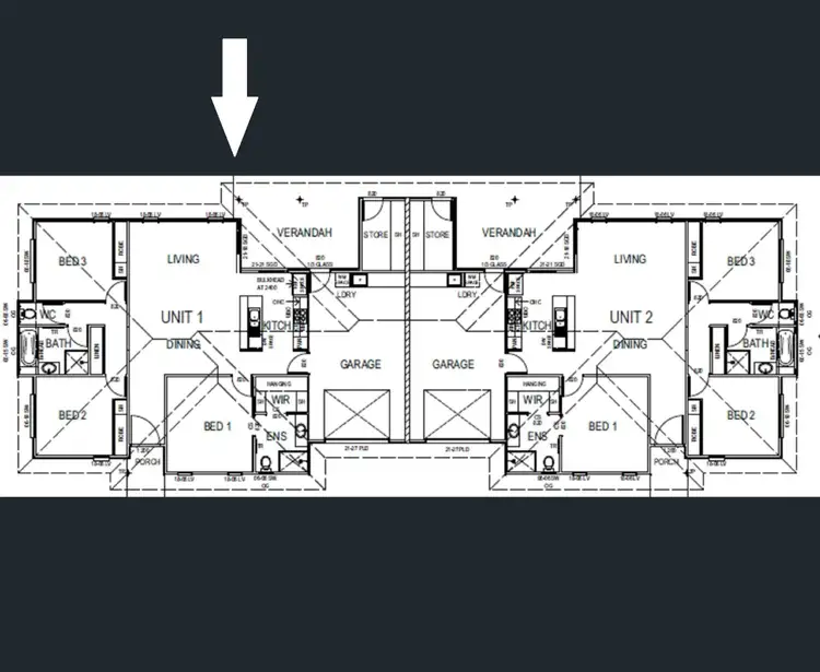 Floorplan of Homely semi-detached listing, 8/18 Hoffman Street, Burrum Heads QLD 4659