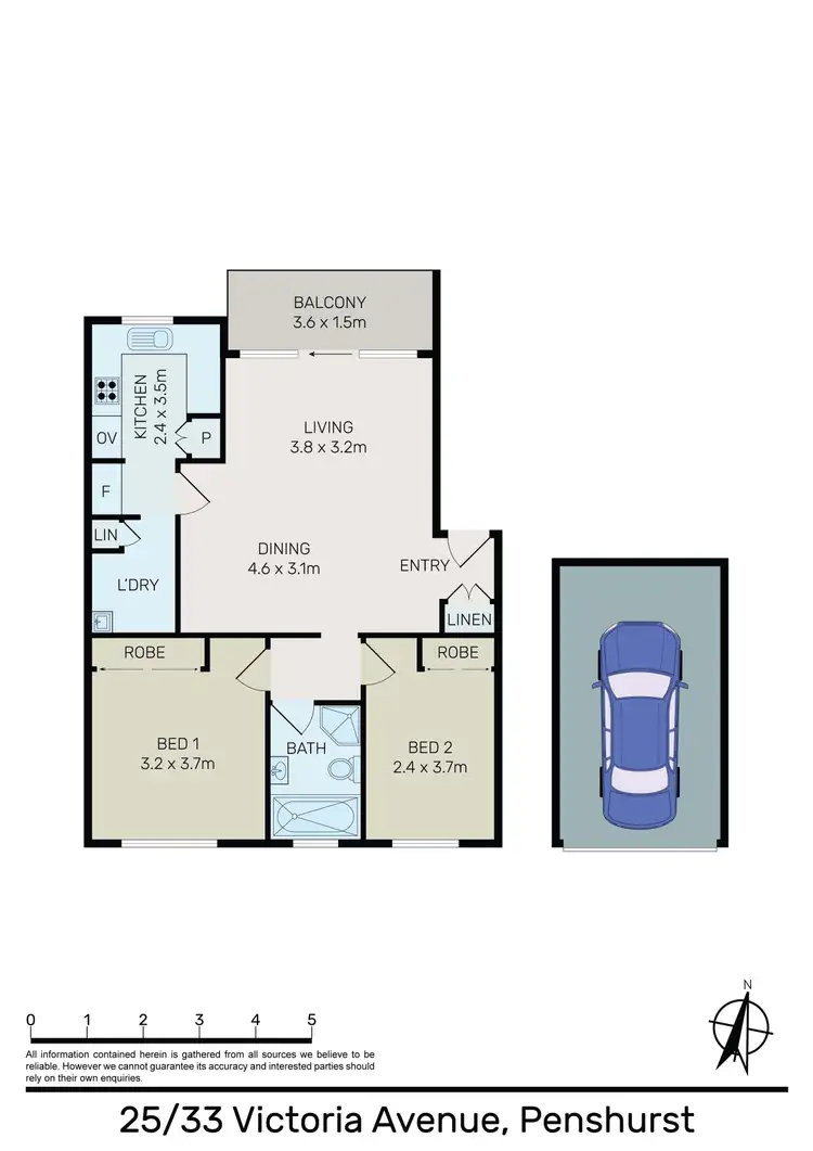 Floorplan of Homely apartment listing, 25/33 Victoria Avenue, Penshurst NSW 2222