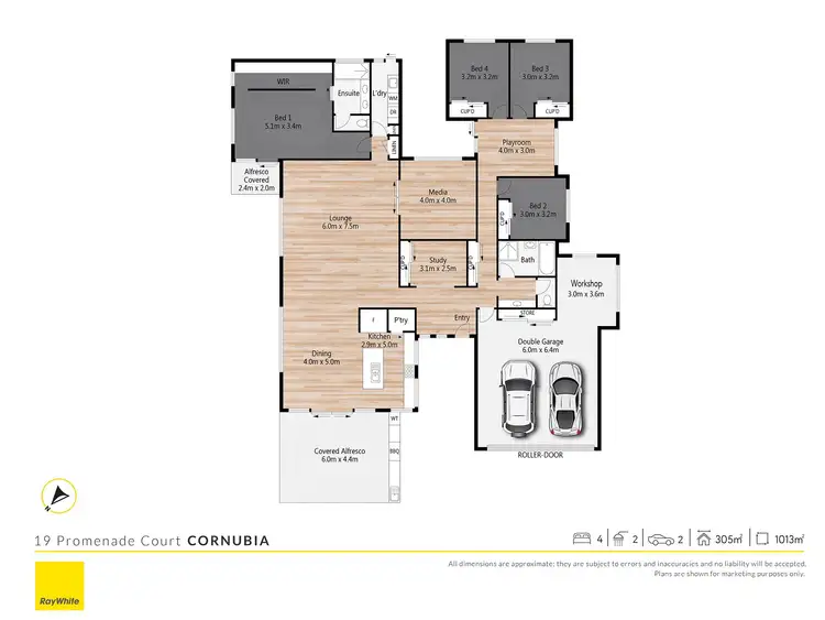 Floorplan of Homely house listing, 19 Promenade Court, Cornubia QLD 4130