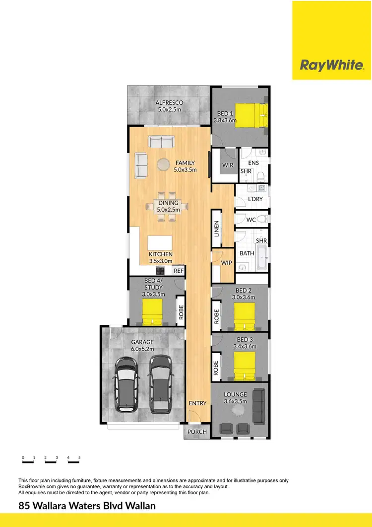 Floorplan of Homely house listing, 85 Wallara Waters Boulevard, Wallan VIC 3756