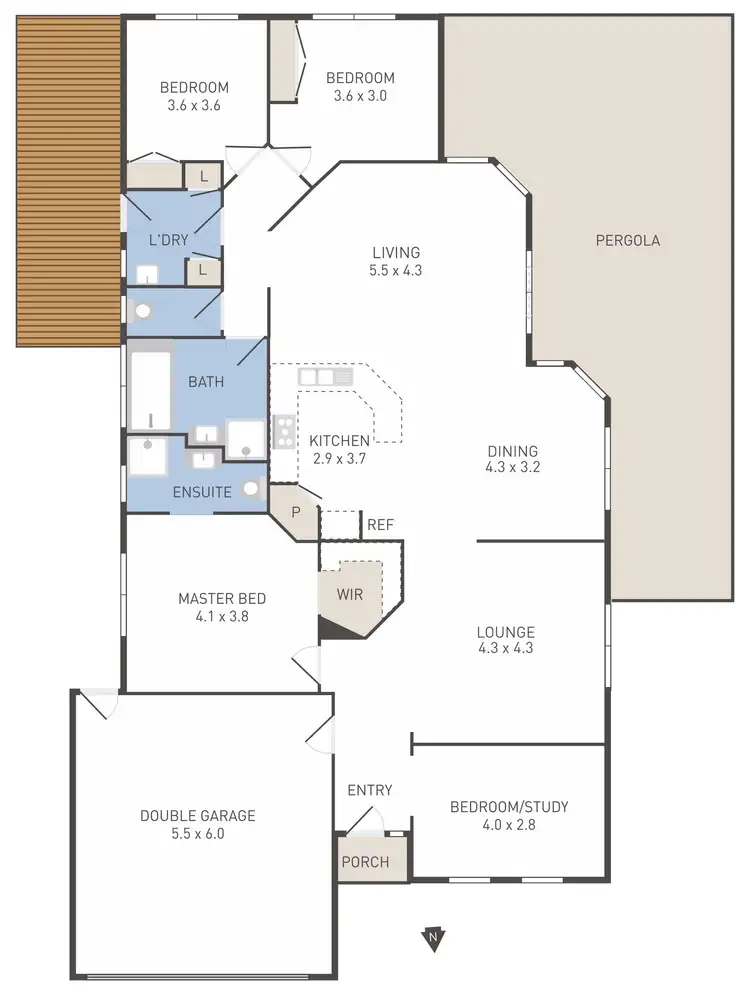 Floorplan of Homely house listing, 8 Crown Court, Tarneit VIC 3029