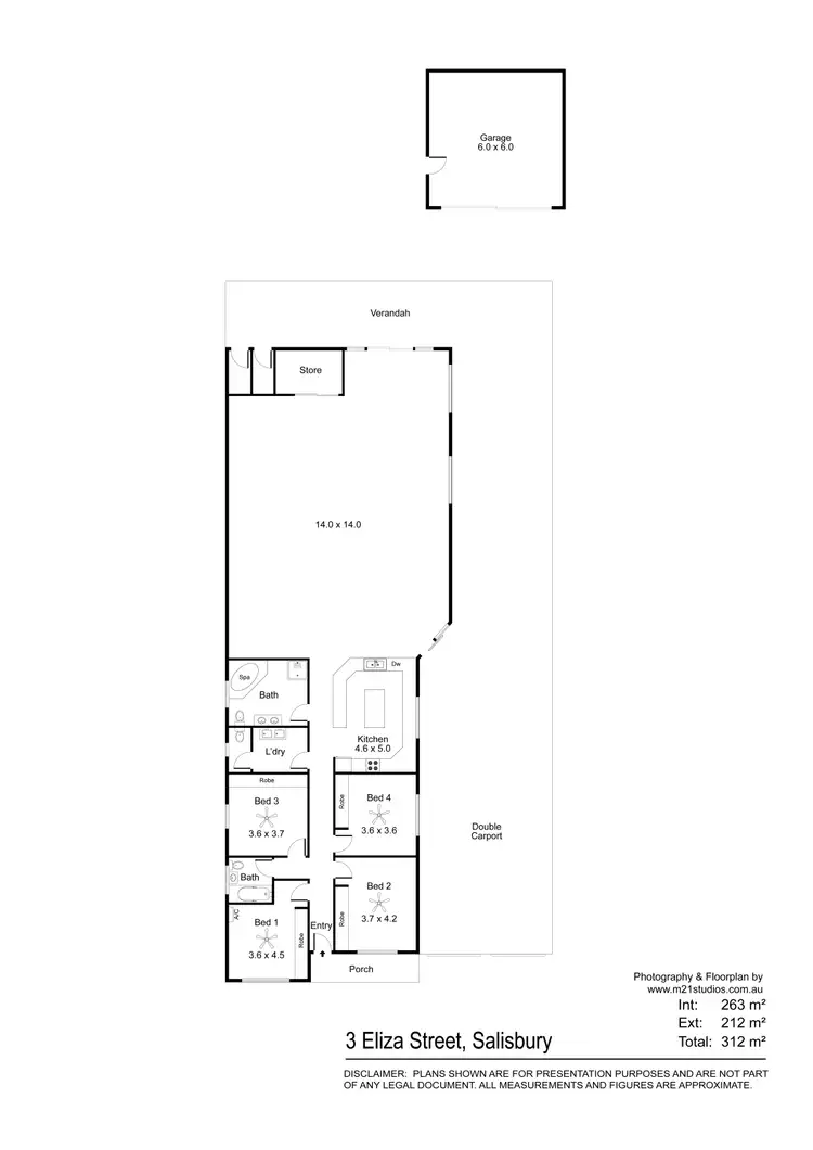 Floorplan of Homely house listing, 3 Eliza Street, Salisbury SA 5108