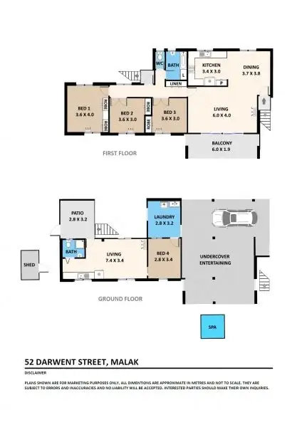Floorplan of Homely house listing, 52 Darwent Street, Malak NT 812