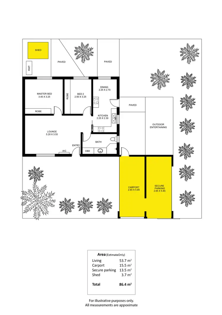 Floorplan of Homely unit listing, 5/4 Hope Street, Daw Park SA 5041