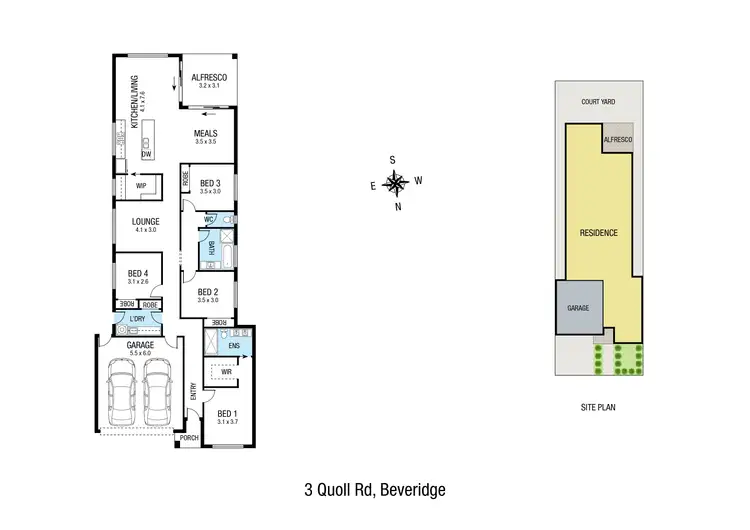Floorplan of Homely house listing, 3 Quoll Road, Beveridge VIC 3753