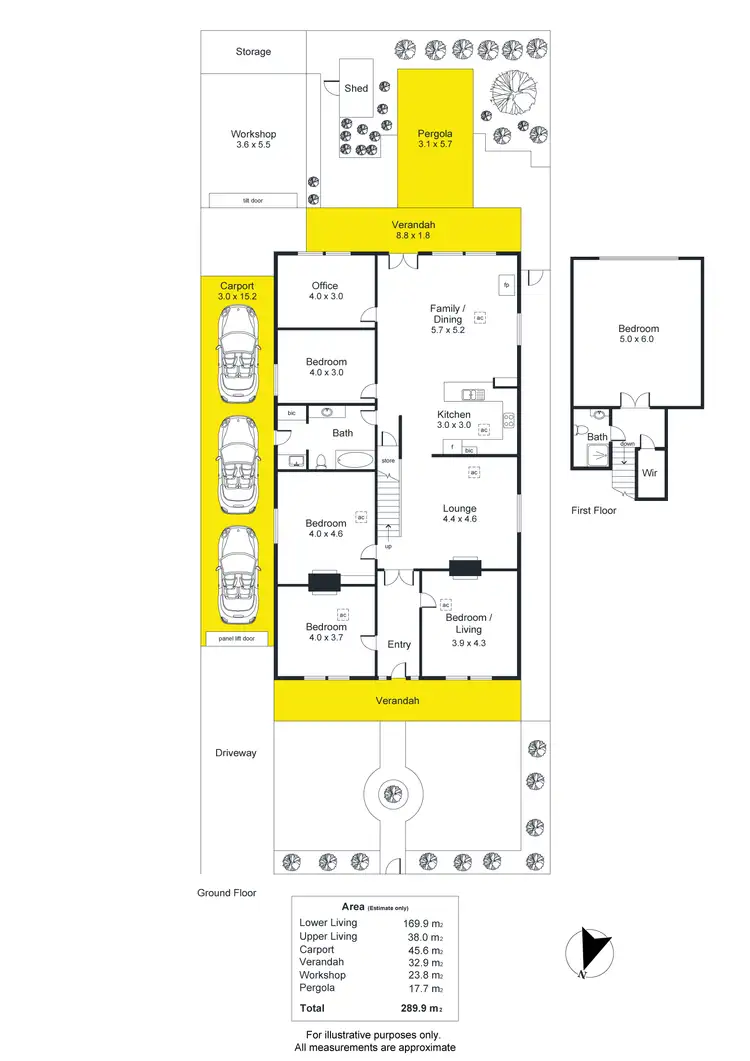 Floorplan of Homely house listing, 32 Hauteville Terrace, Eastwood SA 5063