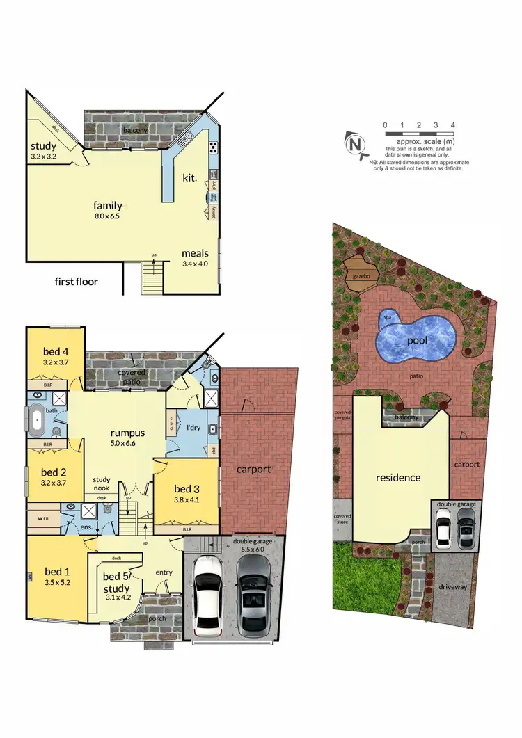 Floorplan of Homely house listing, 12 Homestead Drive, Wheelers Hill VIC 3150