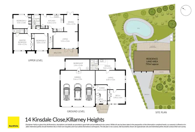 Floorplan of Homely house listing, 14 Kinsdale Close, Killarney Heights NSW 2087