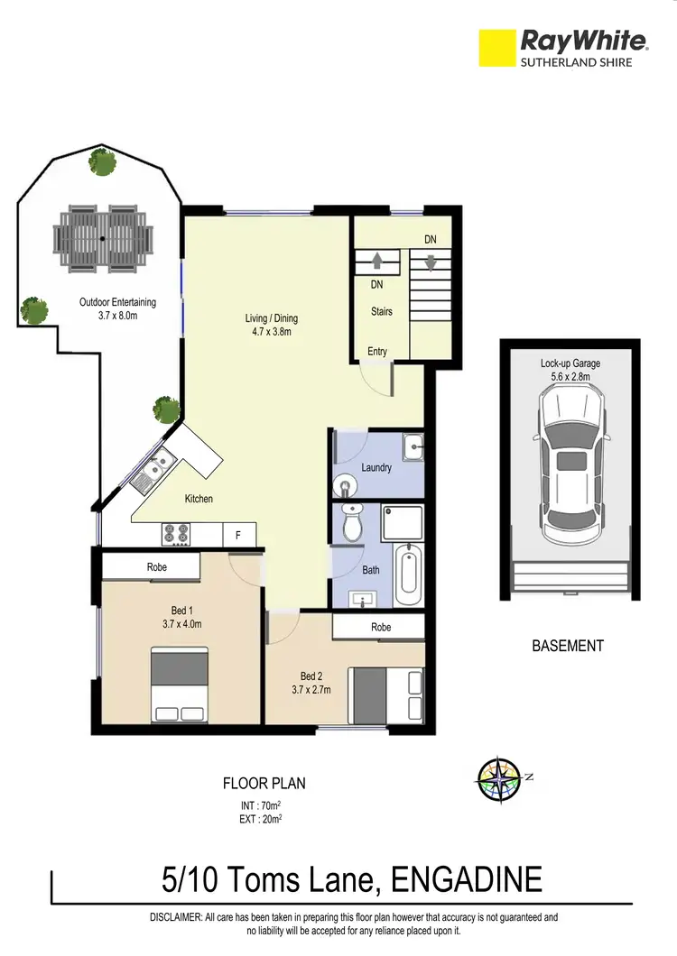 Floorplan of Homely apartment listing, 5/10 Toms Lane, Engadine NSW 2233