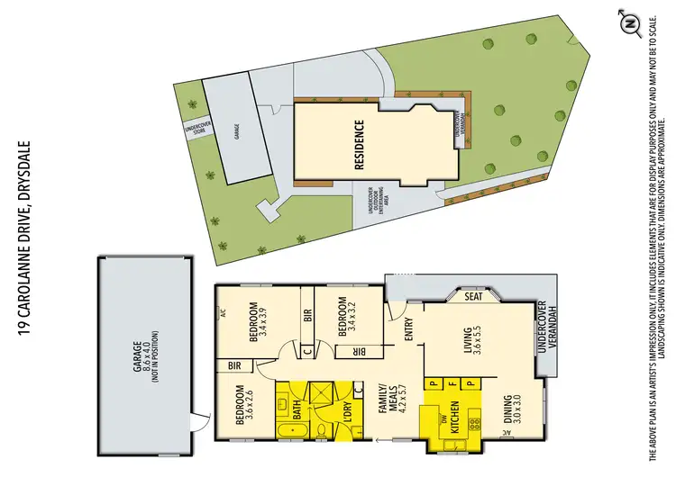 Floorplan of Homely house listing, 19 Carolanne Drive, Drysdale VIC 3222
