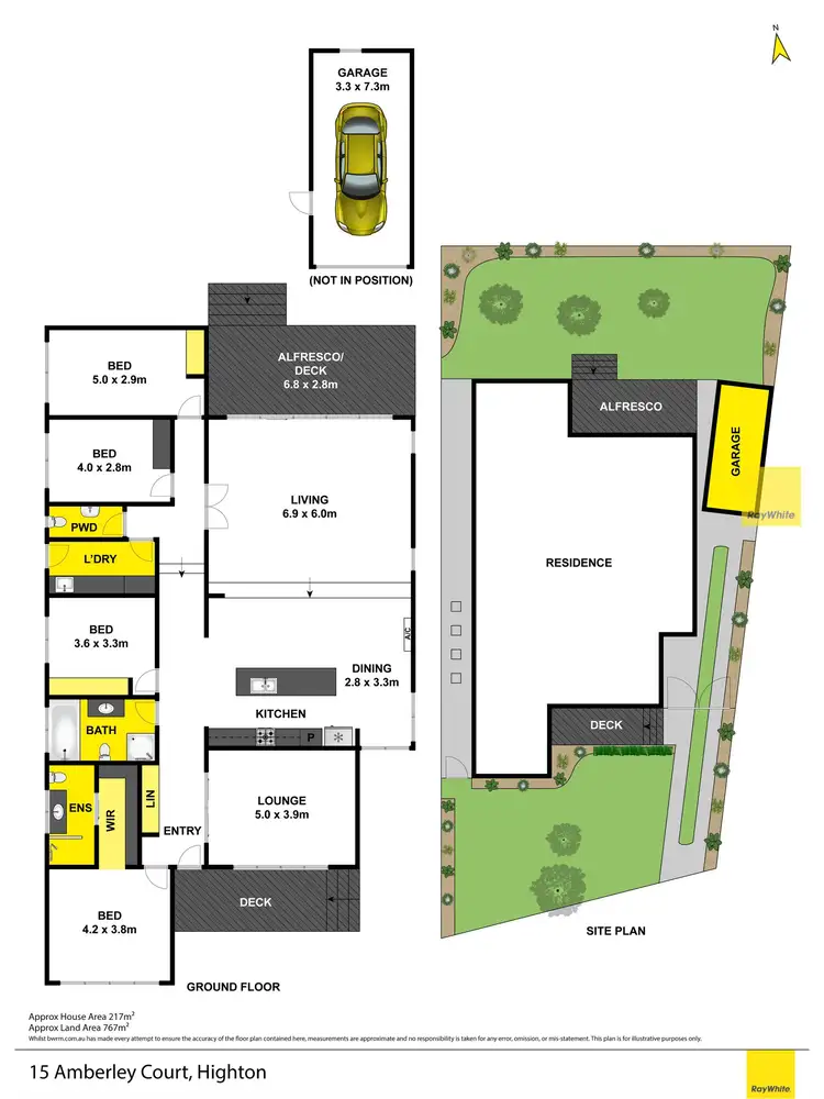 Floorplan of Homely house listing, 15 Amberley Court, Highton VIC 3216
