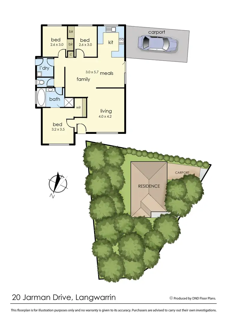 Floorplan of Homely house listing, 20 Jarman Drive, Langwarrin VIC 3910
