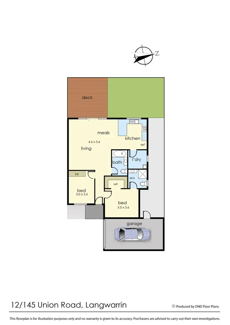 Floorplan of Homely unit listing, 12/145 Union Road, Langwarrin VIC 3910