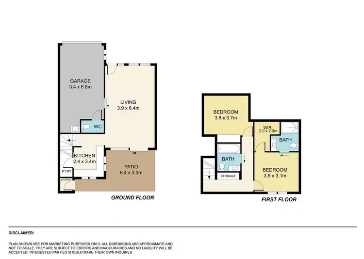 Floorplan of Homely townhouse listing, 2/10 Church Road, Zillmere QLD 4034