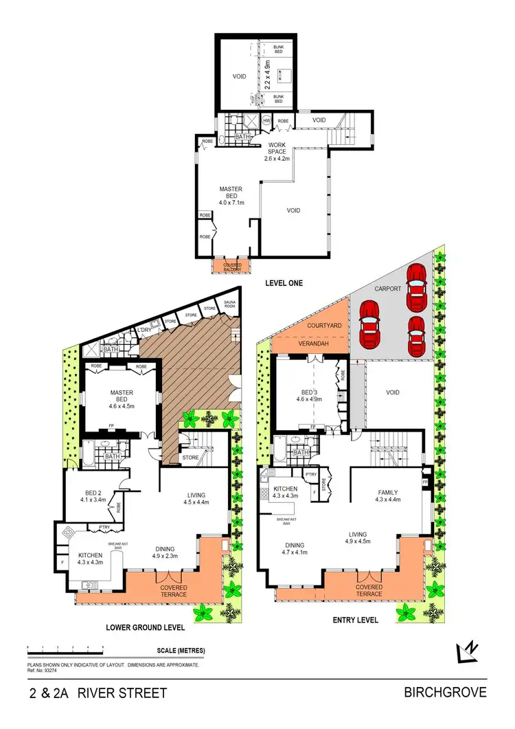 Floorplan of Homely house listing, 2 & 2A River Street, Birchgrove NSW 2041