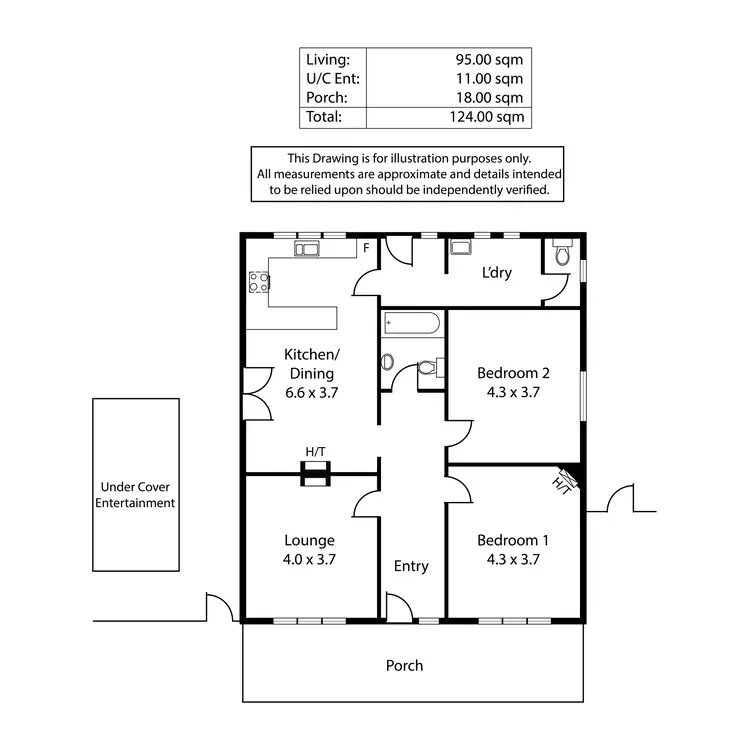 Floorplan of Homely house listing, 39 William Street, Beverley SA 5009