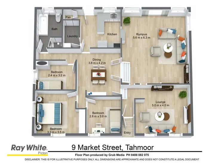 Floorplan of Homely house listing, 9 Market Street, Tahmoor NSW 2573