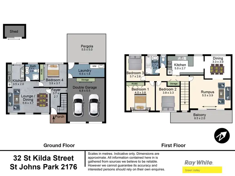 Floorplan of Homely house listing, 32 St Kilda Street, St Johns Park NSW 2176