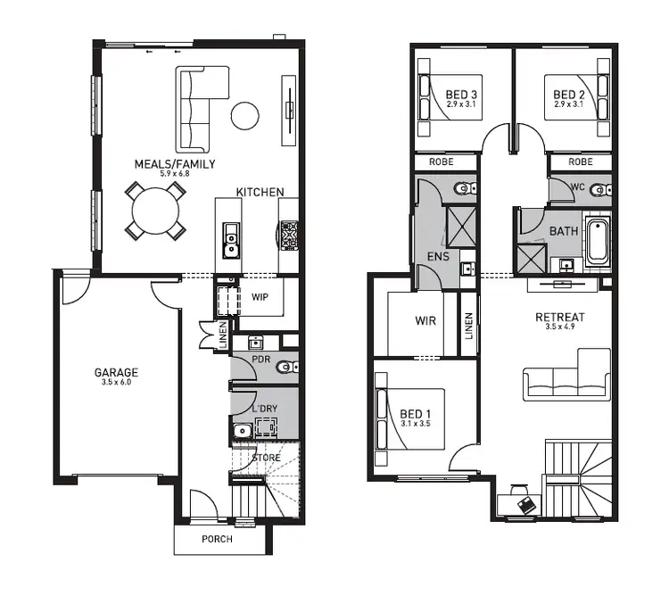 Floorplan of Homely house listing, 21 Chandra Place, Epping VIC 3076