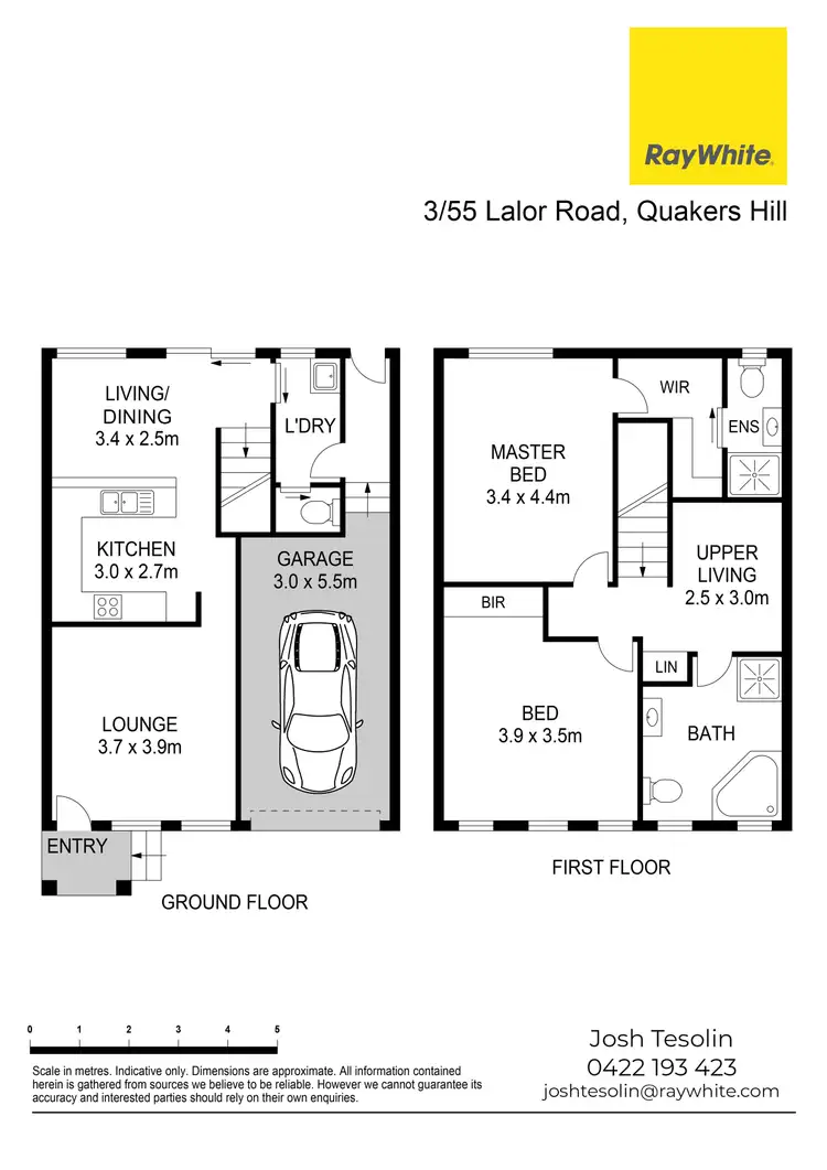 Floorplan of Homely townhouse listing, 3/53-55 Lalor Road, Quakers Hill NSW 2763