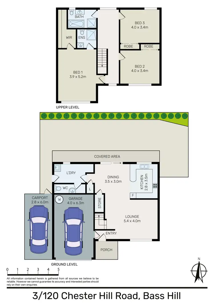Floorplan of Homely townhouse listing, 3/120 Chester Hill Road, Bass Hill NSW 2197