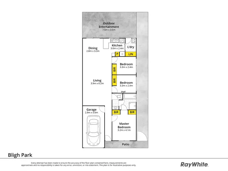 Floorplan of Homely semi-detached listing, 2/9 Mary Place, Bligh Park NSW 2756