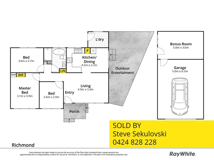 Floorplan of Homely house listing, 5 Faithfull Street, Richmond NSW 2753