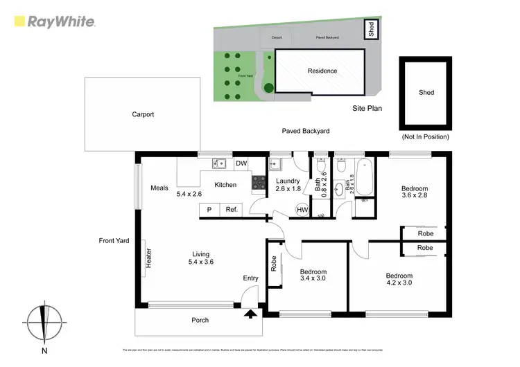 Floorplan of Homely unit listing, 13 Bevan Avenue, Clayton South VIC 3169