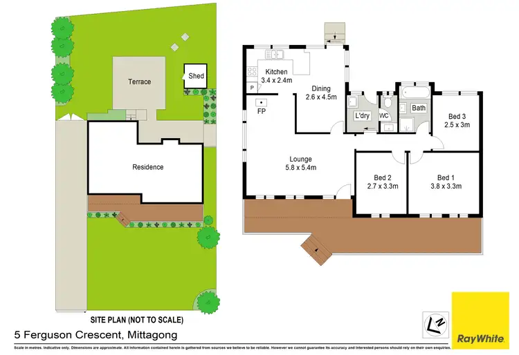 Floorplan of Homely house listing, 5 Ferguson Cresent, Mittagong NSW 2575