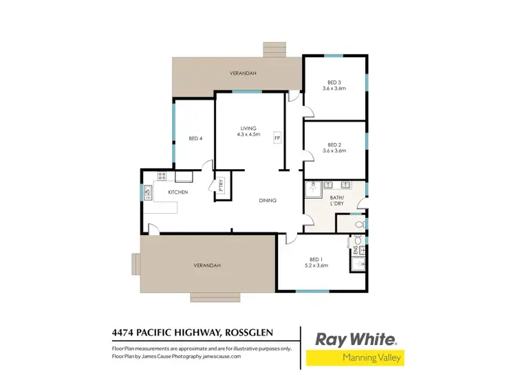 Floorplan of Homely rural property listing, 4474 Pacific Highway, Rossglen NSW 2439