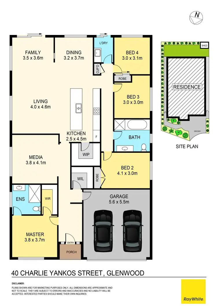 Floorplan of Homely house listing, 40 Charlie Yankos Street, Glenwood NSW 2768