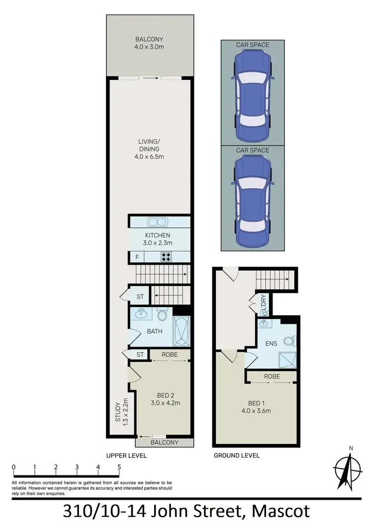 Floorplan of Homely apartment listing, C310/19-21 John Street, Mascot NSW 2020
