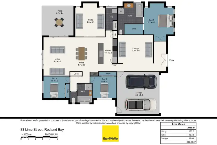Floorplan of Homely house listing, 33 Lime Street, Redland Bay QLD 4165