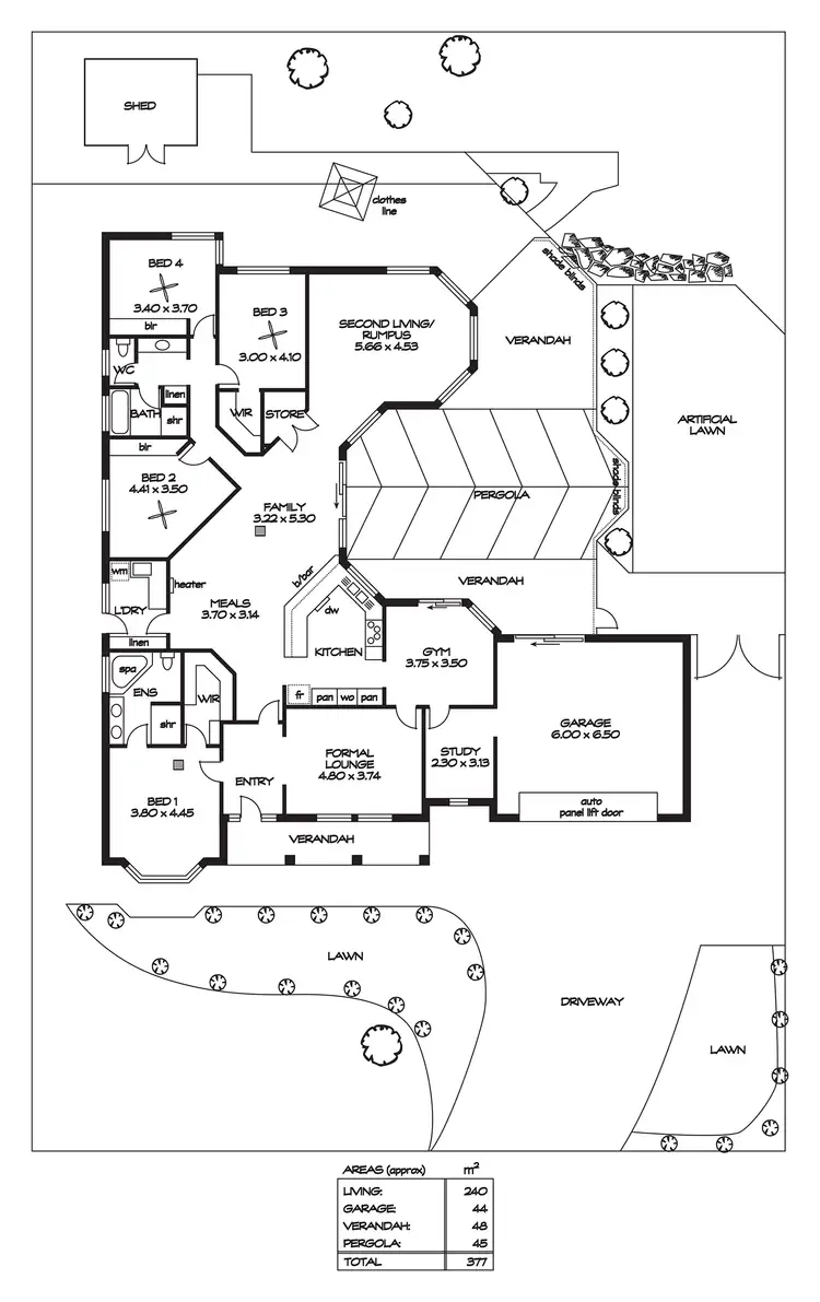 Floorplan of Homely house listing, 15 Spring Hill Drive, Golden Grove SA 5125