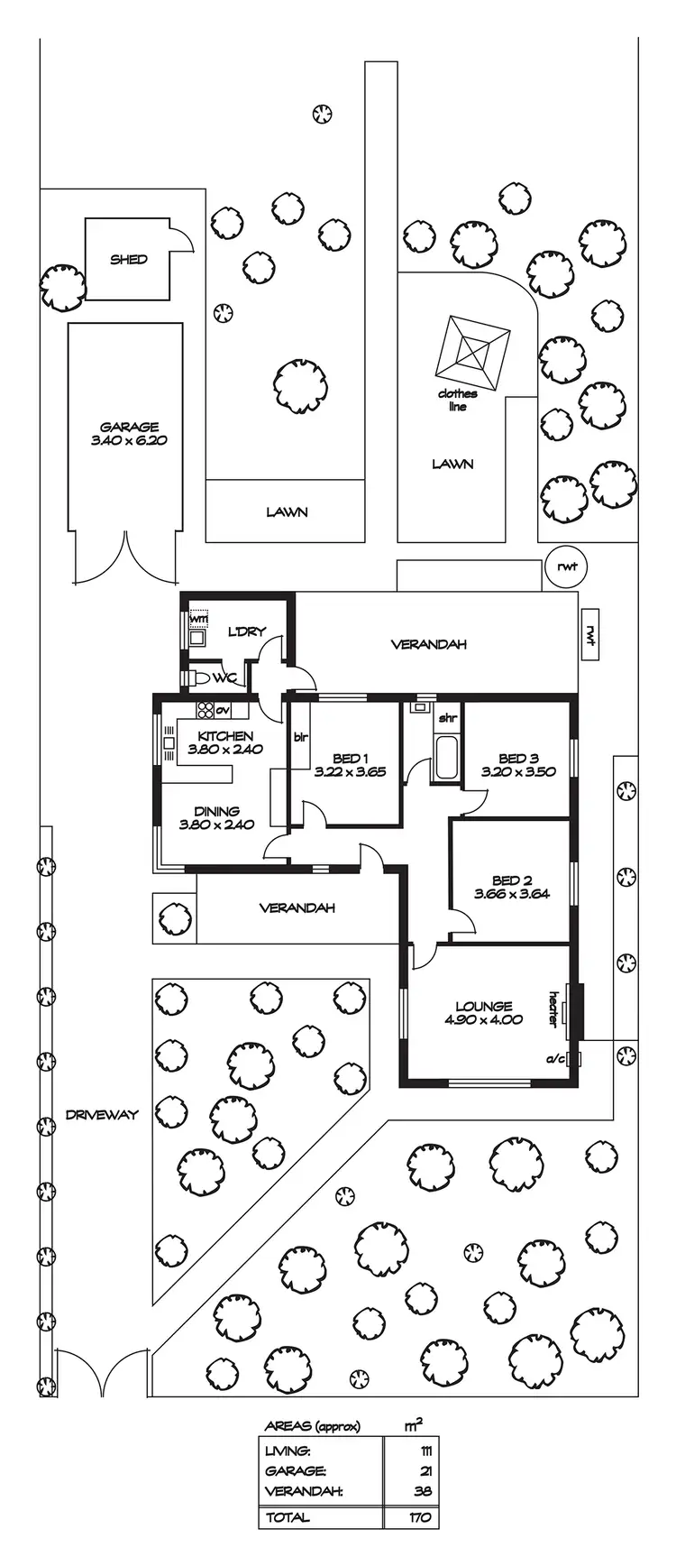 Floorplan of Homely house listing, 32 Ways Road, Manningham SA 5086