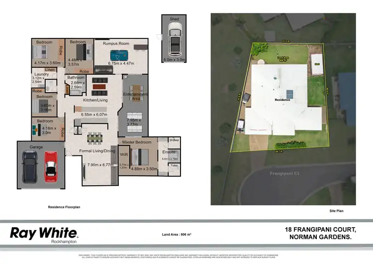Floorplan of Homely house listing, 18 Frangipani Court, Norman Gardens QLD 4701