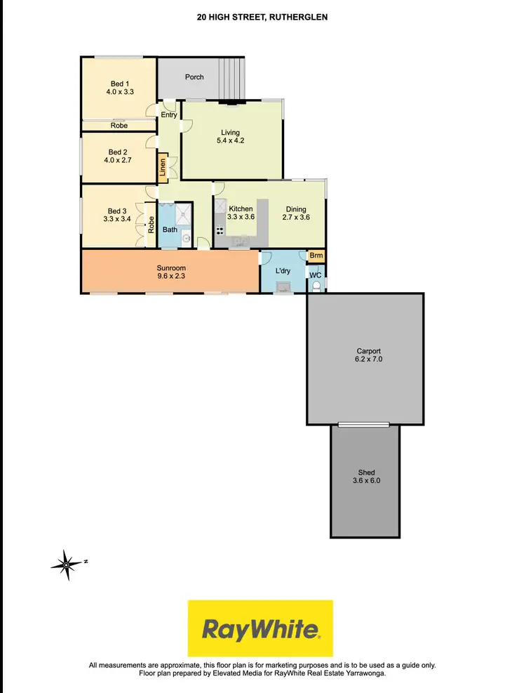 Floorplan of Homely house listing, 20 High Street, Rutherglen VIC 3685