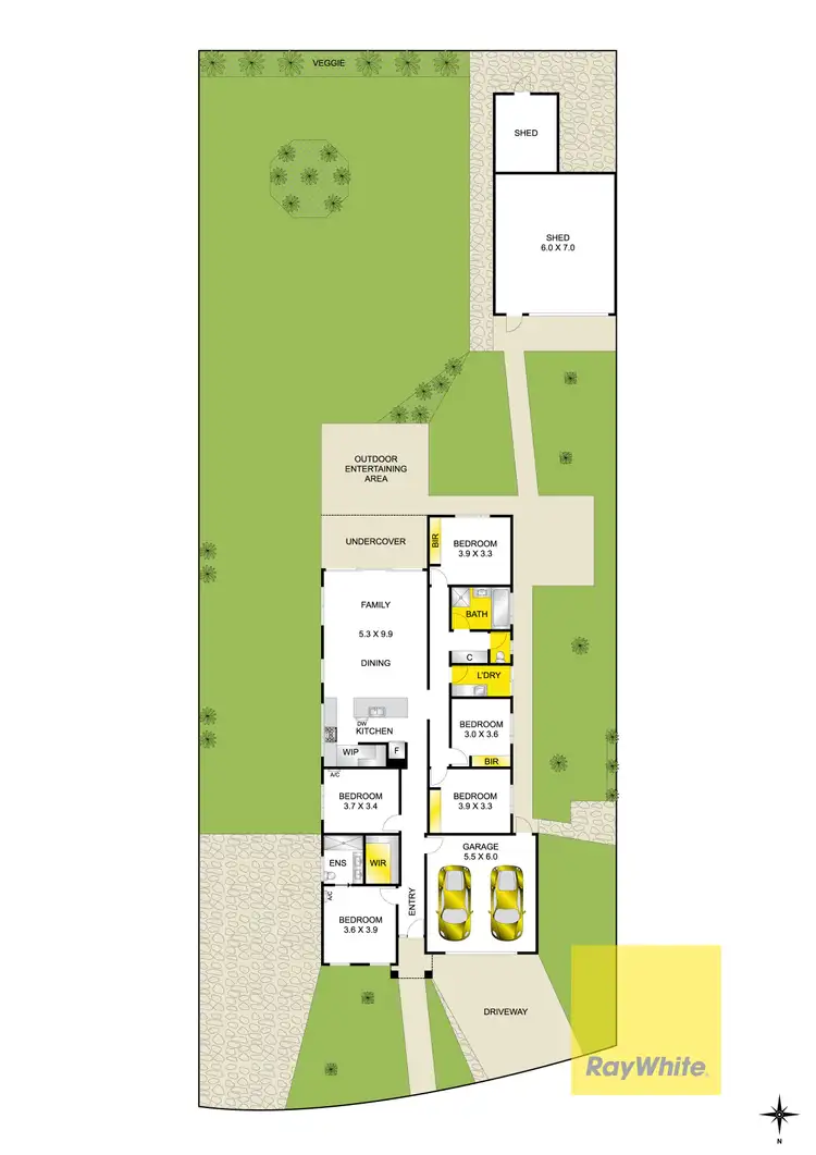 Floorplan of Homely house listing, 12 Toulon Court, Winchelsea VIC 3241