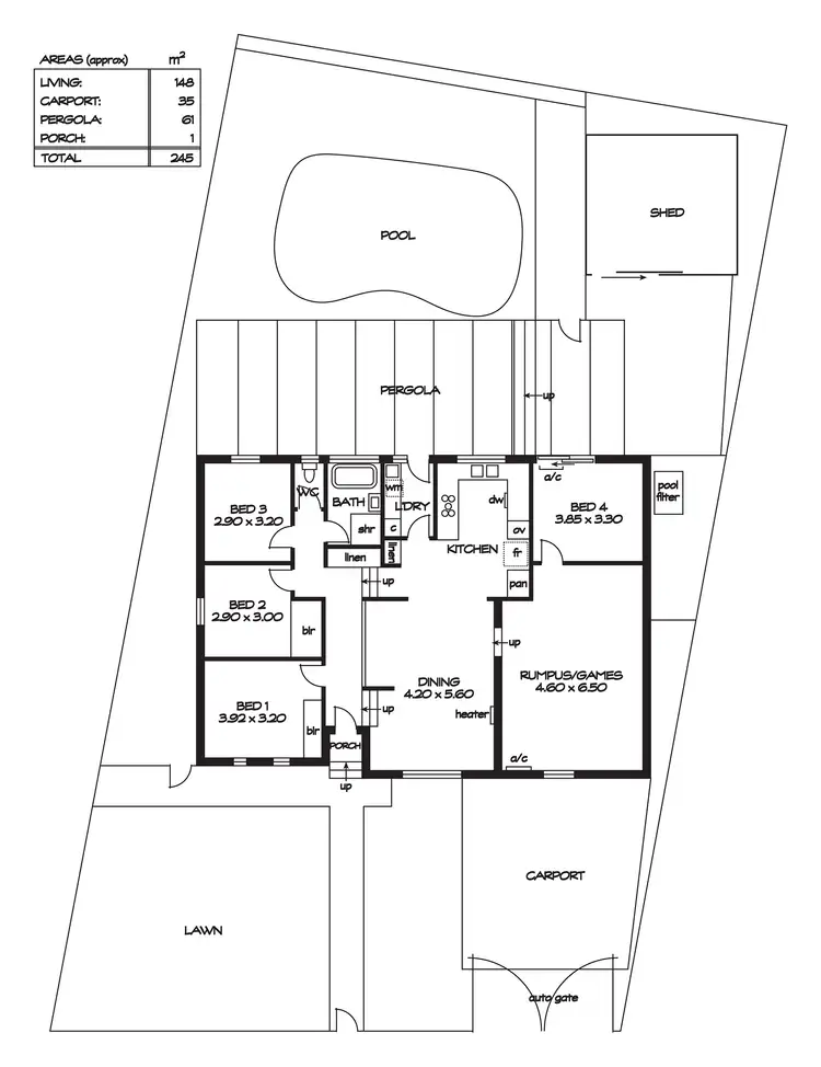 Floorplan of Homely house listing, 10 Carsten Court, Modbury SA 5092